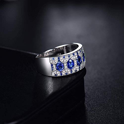 14k Gold Natural Gemstone Wedding Rings for Women