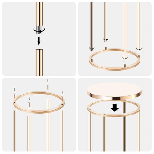 Gold Flower Stand Centerpieces for Wedding Tables