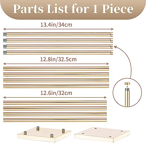 Gold Tall Flower Stand for Wedding Table Centerpieces