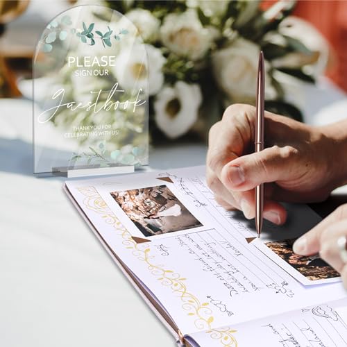 Acrylic Wedding Signs Set for Reception and Ceremony