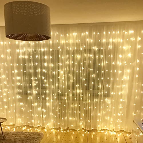 Wedding Curtain Fairy Lights, Twinkle Wall Patio Decoration