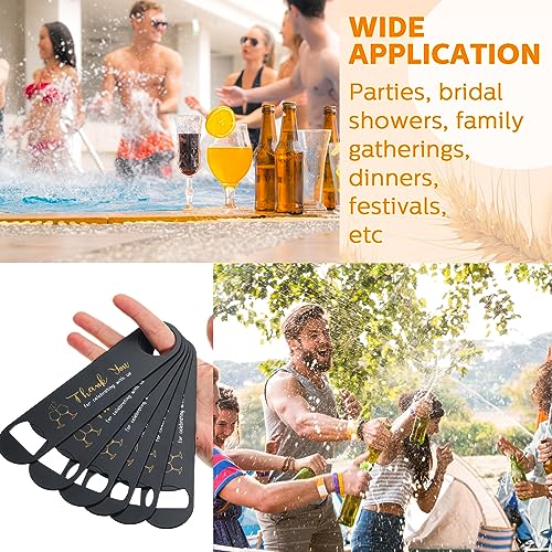 50 Pack Stainless Steel Flat Bottle Opener Wedding Favors