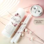 Personalized Unity Candle Set with Bible Quote