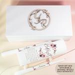 Personalized Unity Candle Set with Bible Quote