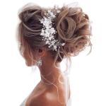 Flower Bride Wedding Hair Vine Pearl Bridal Accessories