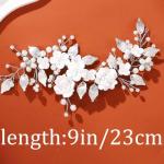 Flower Bride Wedding Hair Vine Pearl Bridal Accessories