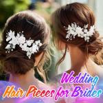 Flower Bride Wedding Hair Vine Pearl Bridal Accessories