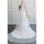 Ursumy Bride Long Cathedral Drop Veil Soft Tulle