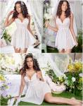 Avidlove Bridal Mesh Chemise Honeymoon Nightie
