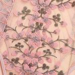 Floral Lace-Up Pink Teddy Lingerie Bodysuit