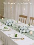 White Rose & Babys Breath Wedding Centerpieces (2pcs)