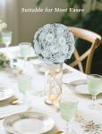 White Rose & Babys Breath Wedding Centerpieces (2pcs)