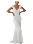 Vintage Lace Applique Mermaid Wedding Gown - US16 White