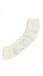 Rosalyn Garter Ivory-Baby Blue - One Size