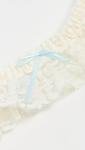 Rosalyn Garter Ivory-Baby Blue - One Size