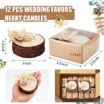 50 Pcs Candle Holders Wedding Favors Rustic Decor