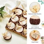 50 Pcs Candle Holders Wedding Favors Rustic Decor