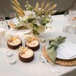 50 Pcs Candle Holders Wedding Favors Rustic Decor
