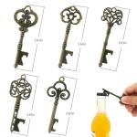 Vintage Skeleton Key Bottle Opener Wedding Favors Set
