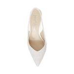 Betsey Johnson Ivory Bridal Heels Size 8