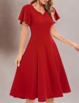 Vintage Tea Length Dresses for Wedding Guest and Prom