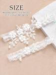 Elegant Pearl Bridal Garter Set for Weddings