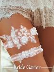 Elegant Pearl Bridal Garter Set for Weddings