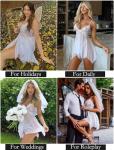 Avidlove Lace Wedding Babydoll Lingerie for Brides