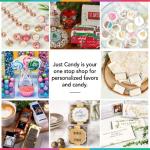 116 Pcs Floral Personalized Wedding Candy Party Favors