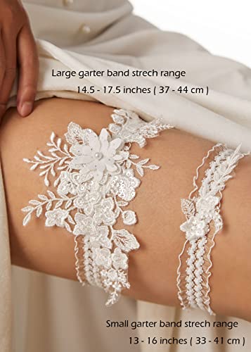 Elegant Two-Piece Wedding Garter Set for Brides