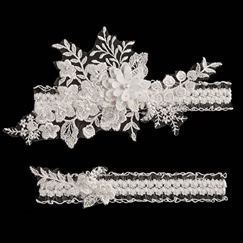 Elegant Two-Piece Wedding Garter Set for Brides