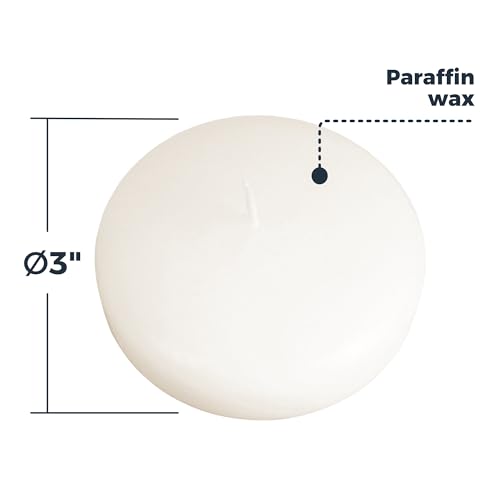 102 Pack White Floating Candles for Weddings