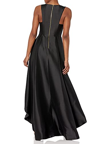Calvin Klein Women's Black High Low V-Neck Dress