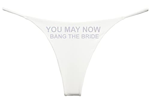 Southern Sisters Bridal G String Thong - Sparkle White