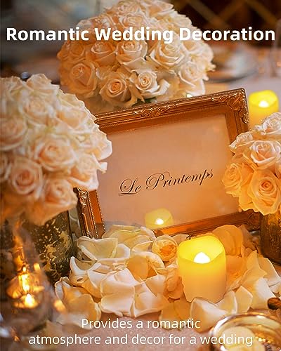 SHYMERY 24-Pack Flameless LED Votive Candles