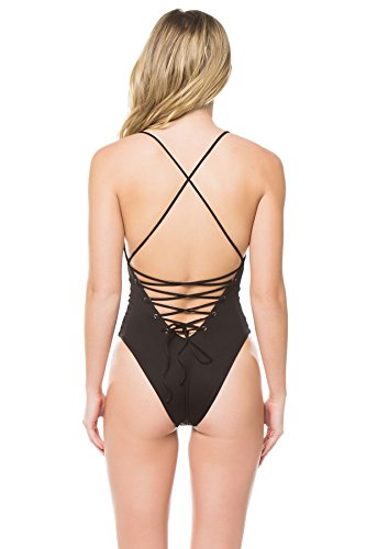 Maaji Reversible Black One-Piece Bikini Swimsuit