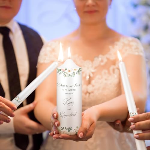 Unity Wedding Candle Set with Glass Holders
