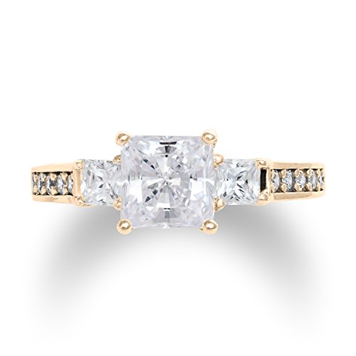 Ioka 14K Yellow Gold 1.5 Ct. CZ Engagement Ring