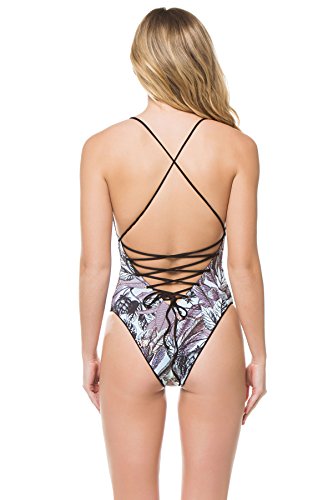 Maaji Reversible Black One-Piece Bikini Swimsuit