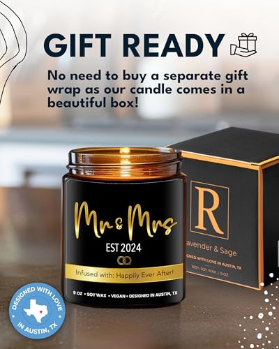 Personalized Mr & Mrs Candle - Est. 2024
