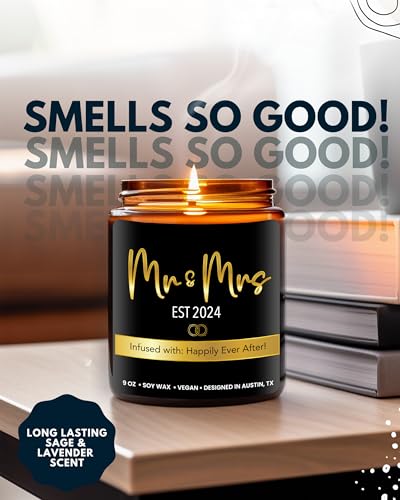 Personalized Mr & Mrs Candle - Est. 2024