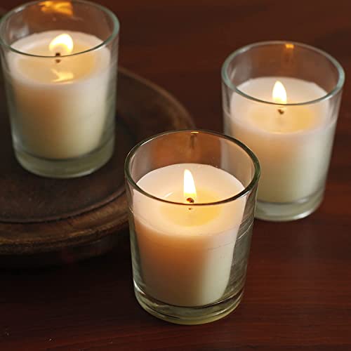 Ivory Unscented Votive Candles - 48 Pack