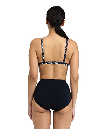 Francy B-Cup Tummy Control Bikini Swimsuit - Black/White