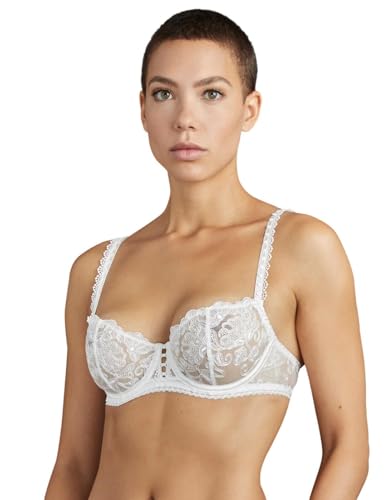 Aubade Pour Toujours Lace Half-Cup Bridal Bra