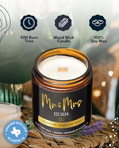 Personalized Mr & Mrs Candle - Est. 2024