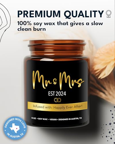 Personalized Mr & Mrs Candle - Est. 2024