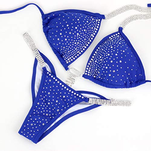 Sapphire Blue Vicky Ross Competition Bikini Suit