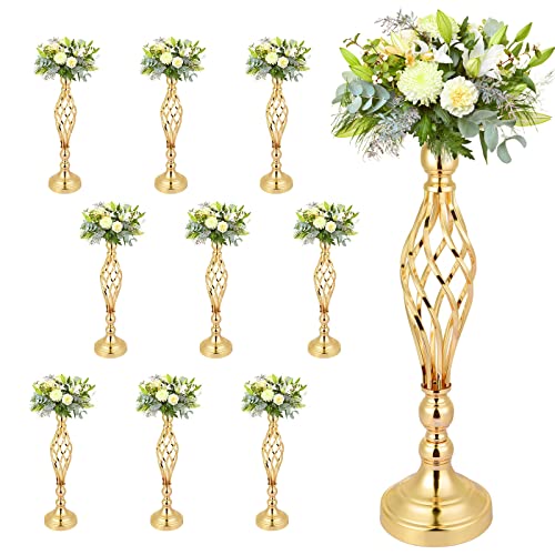 Gold Flower Stand Centerpiece for Wedding Table Decor