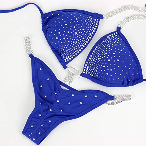 Sapphire Blue Vicky Ross Competition Bikini Suit