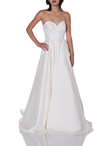 Jenny Yoo Charlotte Taffeta Ballgown - Dark Ivory, Size 18